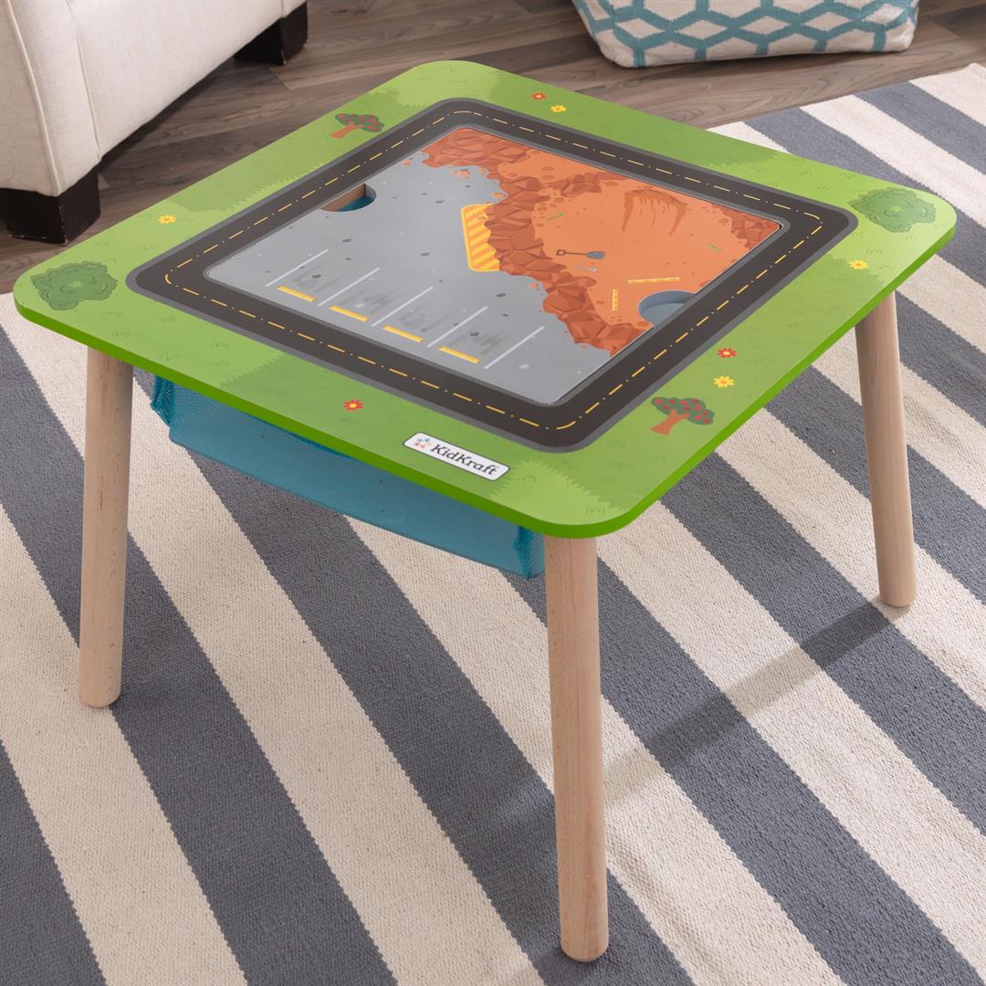 KidKraft Rocky Mountain Wooden Train Set and Train Table with 50 Wood Accessories - Image 5