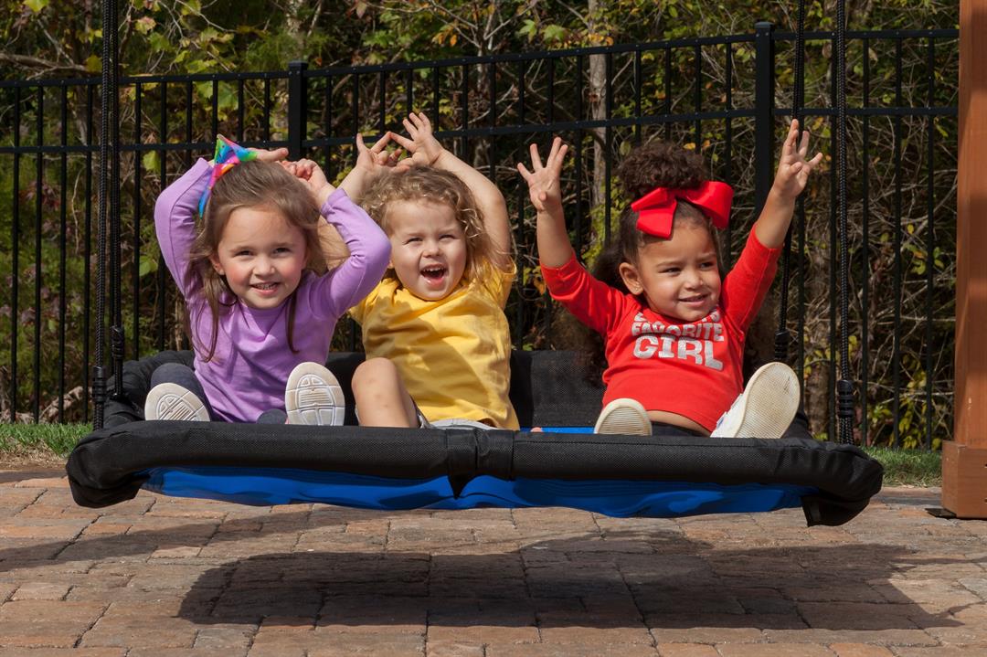 Kids Platform Swing- Blue - Image 2