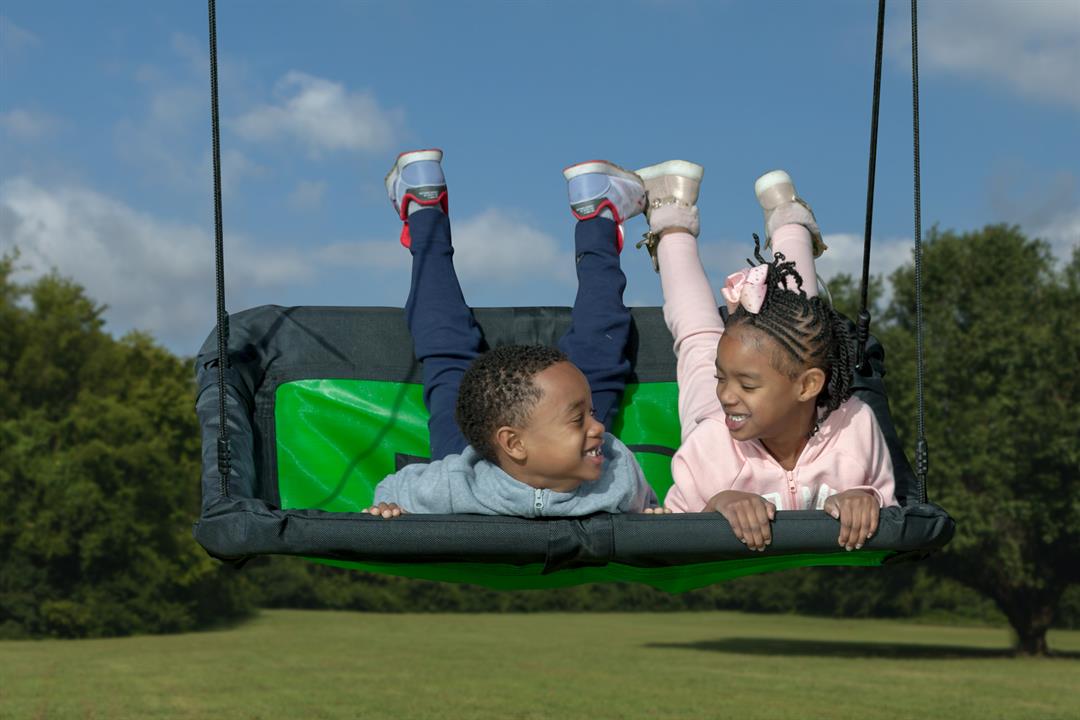 Kids Platform Swing- Green - Image 5