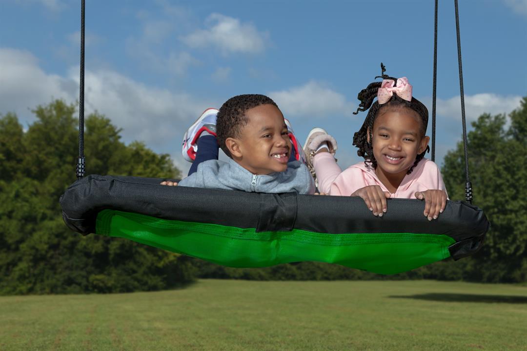 Kids Platform Swing- Green - Image 6