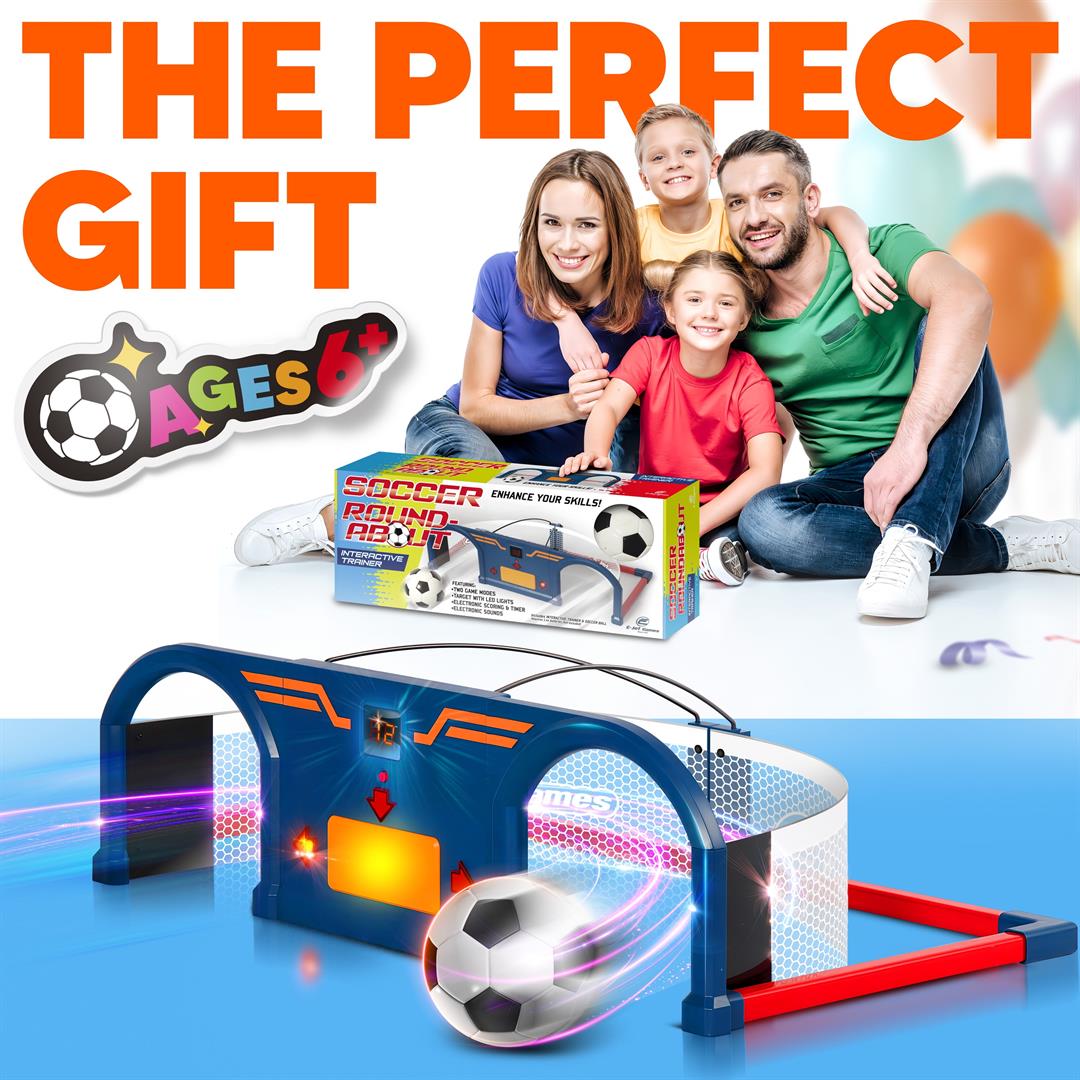 Kids Soccer Trainer Ball Set, E-Jet Games Soccer RoundAbout Sport Games Gifts for Kids - Image 5