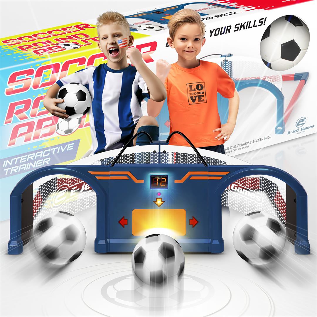 Kids Soccer Trainer Ball Set, E-Jet Games Soccer RoundAbout Sport Games Gifts for Kids
