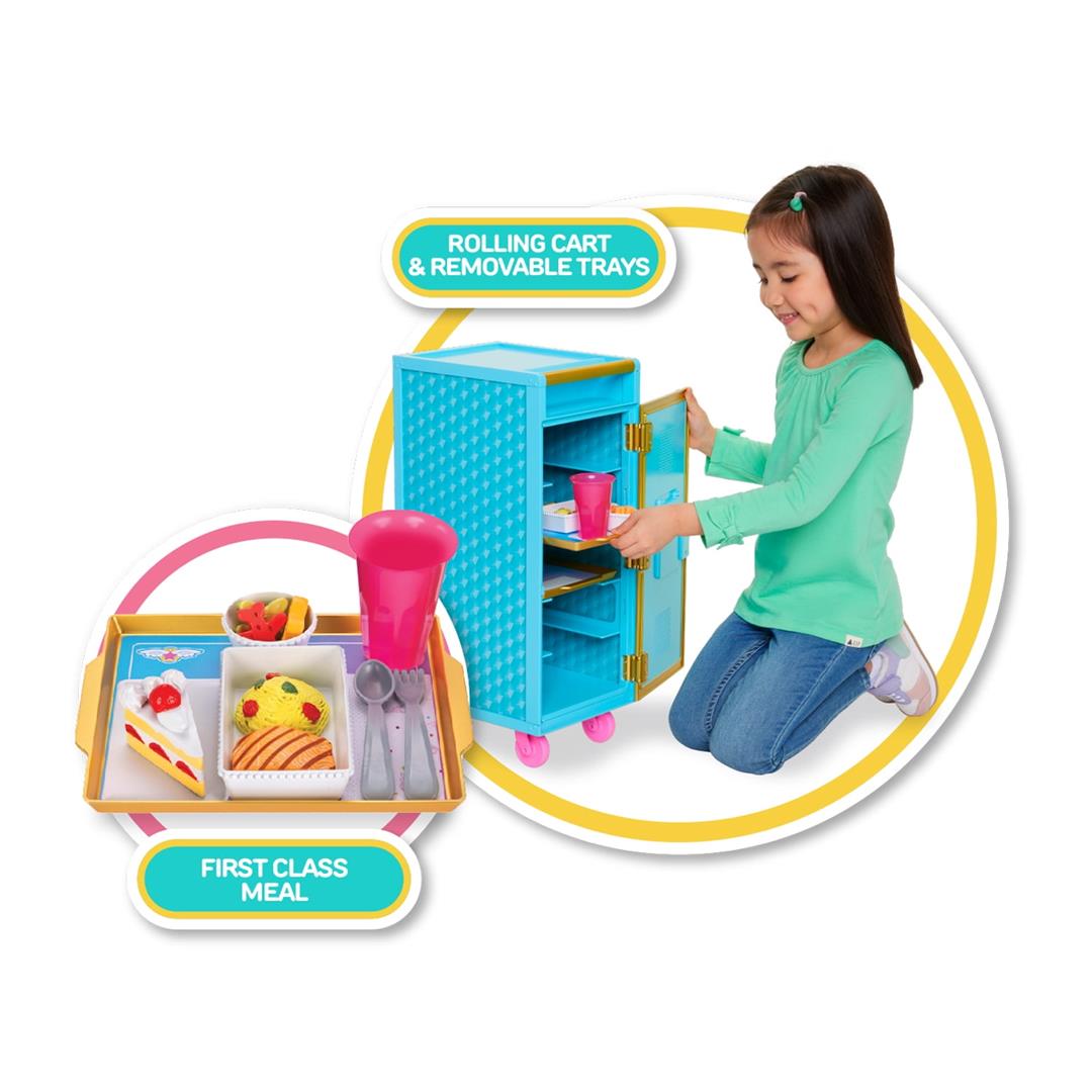 Kidtopia Little Flyer Airplane Role Play Set with 17+ Play Pieces & Pop-Up Tent Airplane, 3+ Years - Image 3