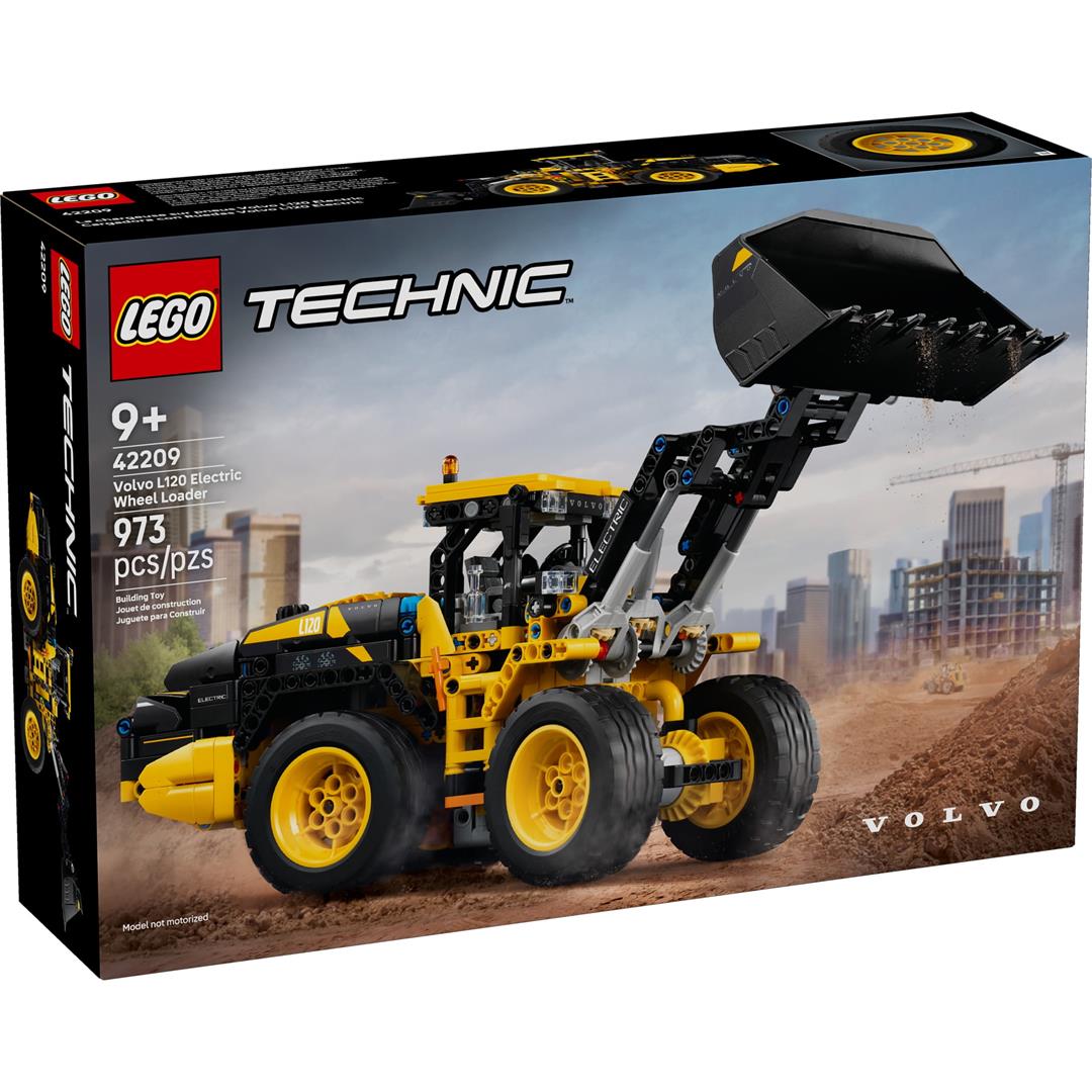 LEGO Technic Volvo L120 Electric Wheel Loader Construction Toy - Pretend Play Building Set - Great Birthday Gift for Boys, Girls, and Kids 9+ Who Love Vehicle Playsets - 42209 - Image 2