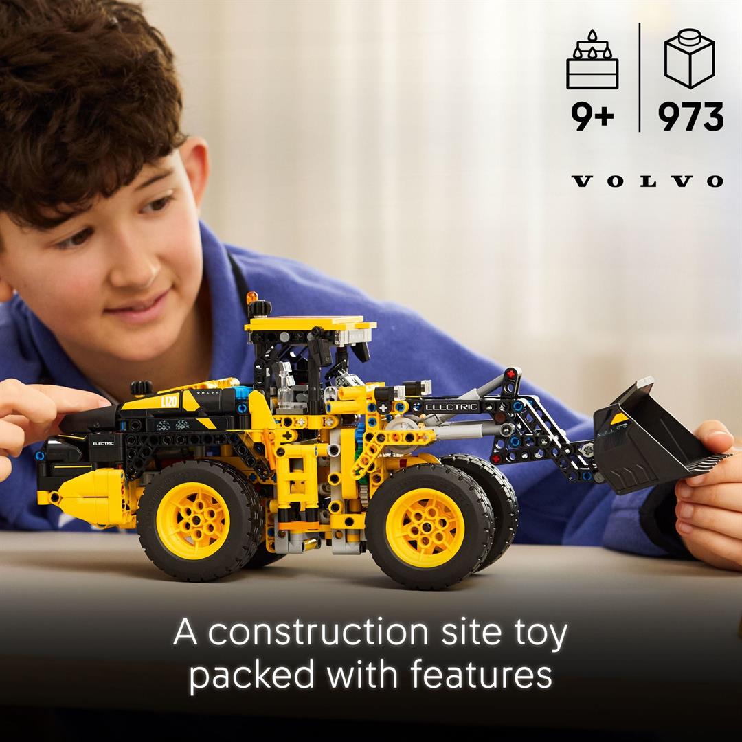 LEGO Technic Volvo L120 Electric Wheel Loader Construction Toy - Pretend Play Building Set - Great Birthday Gift for Boys, Girls, and Kids 9+ Who Love Vehicle Playsets - 42209 - Image 4