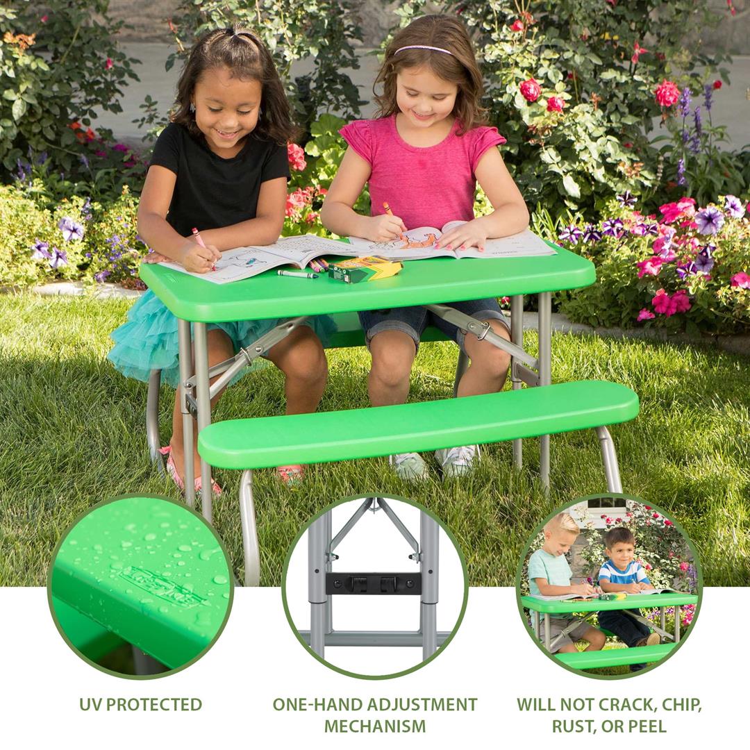 Lifetime Children's Polyethylene Picnic Table , Spring Green (260262) - Image 14