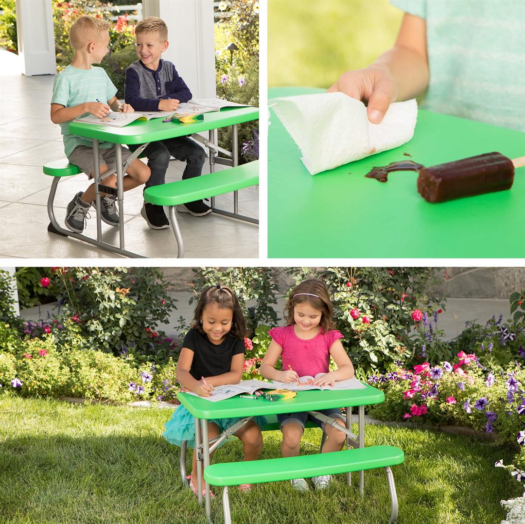 Lifetime Children's Polyethylene Picnic Table , Spring Green (260262) - Image 18