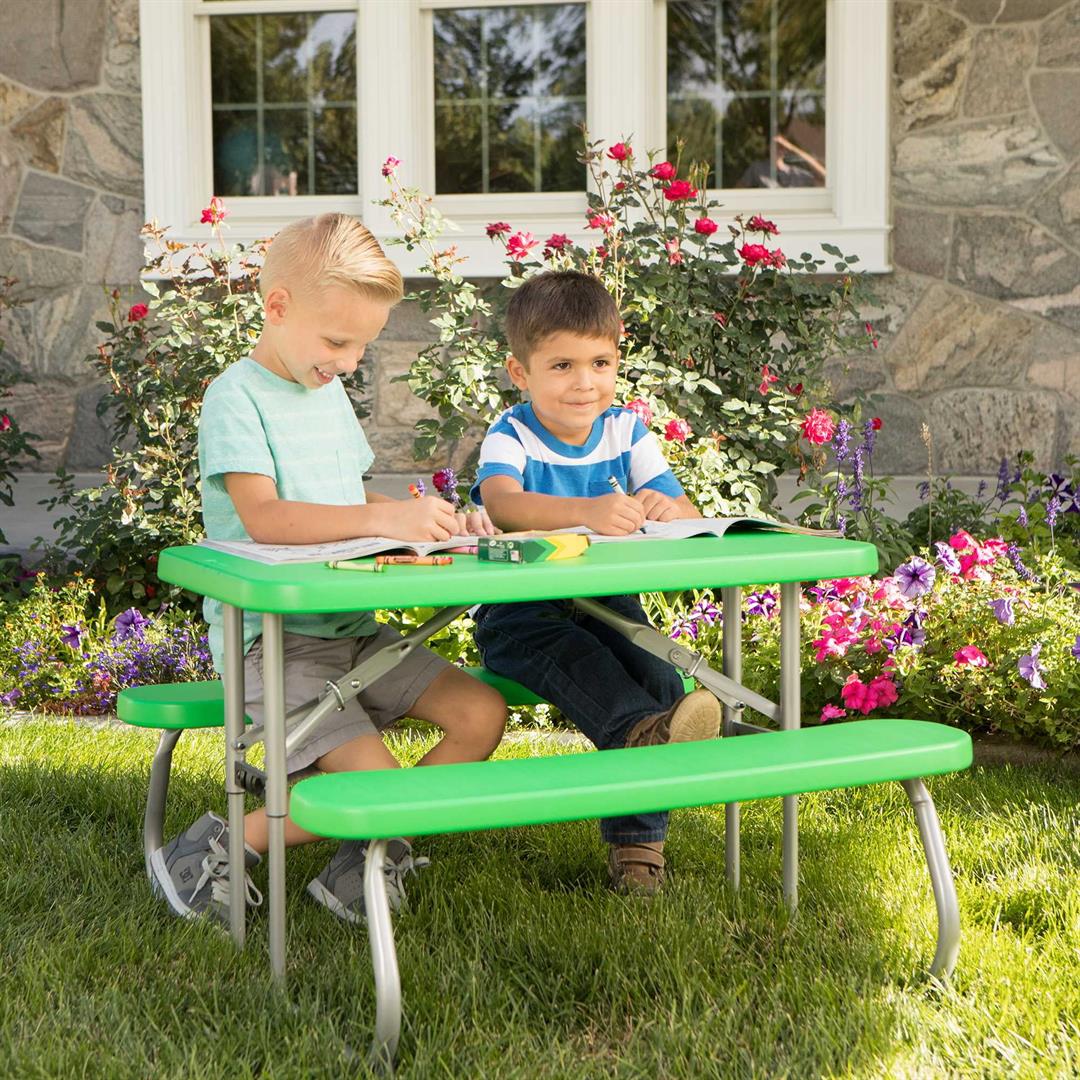 Lifetime Children's Polyethylene Picnic Table , Spring Green (260262) - Image 9