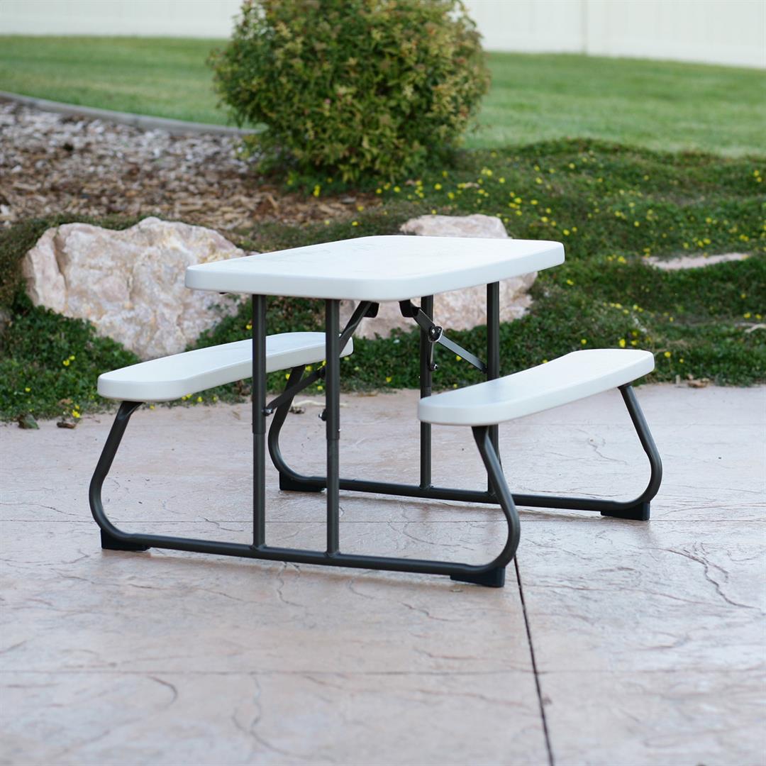 Lifetime Kid's Picnic Table, Almond (280094) - Image 8