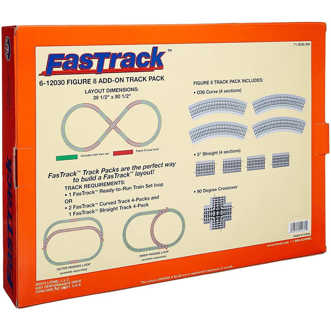 Lionel 612030 Electric O Gauge Model Train Figure 8 Track Add-on Pack - Image 6