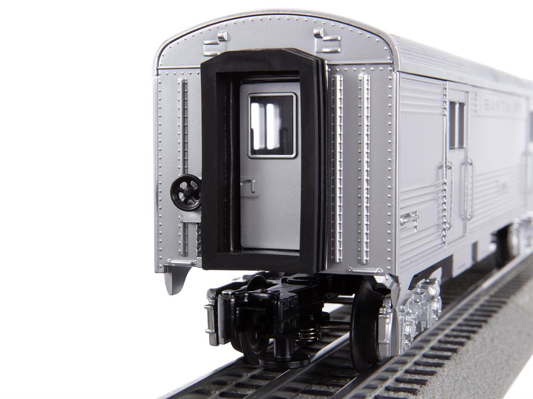 Lionel O Scale Santa Fe Add-On Baggage Car Electric Powered Model Train Rolling Stock - Image 2