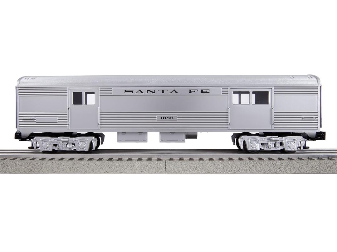 Lionel O Scale Santa Fe Add-On Baggage Car Electric Powered Model Train Rolling Stock - Image 5