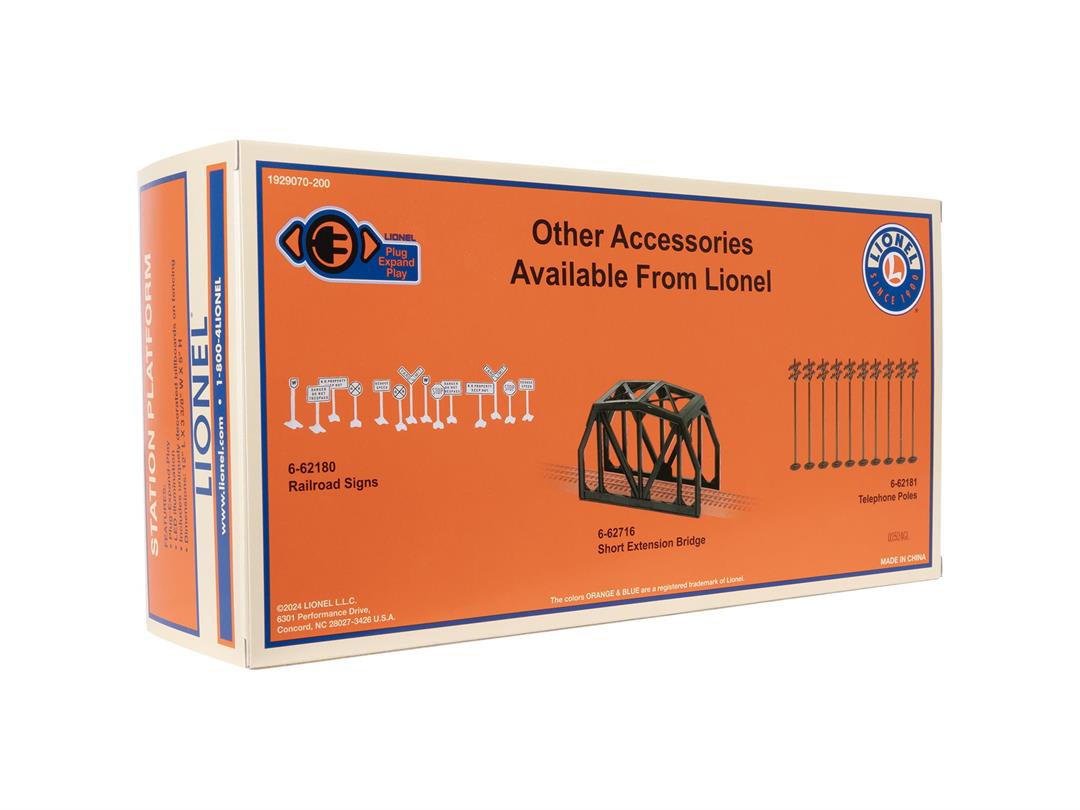 Lionel O Scale Santa Fe Illuminated Station Platform Model Train Accessory - Image 2