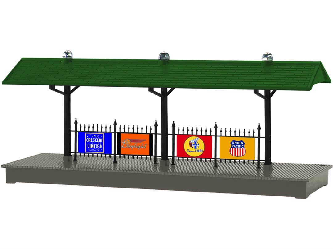 Lionel O Scale Santa Fe Illuminated Station Platform Model Train Accessory - Image 6