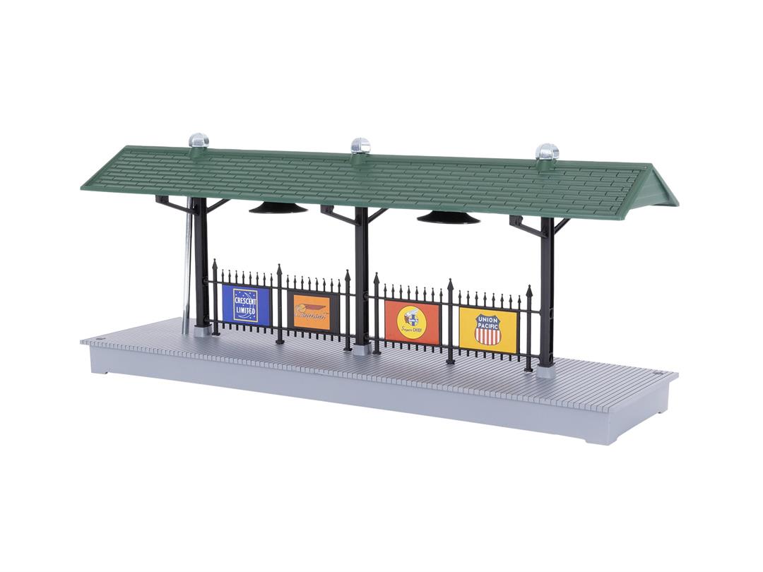 Lionel O Scale Santa Fe Illuminated Station Platform Model Train Accessory