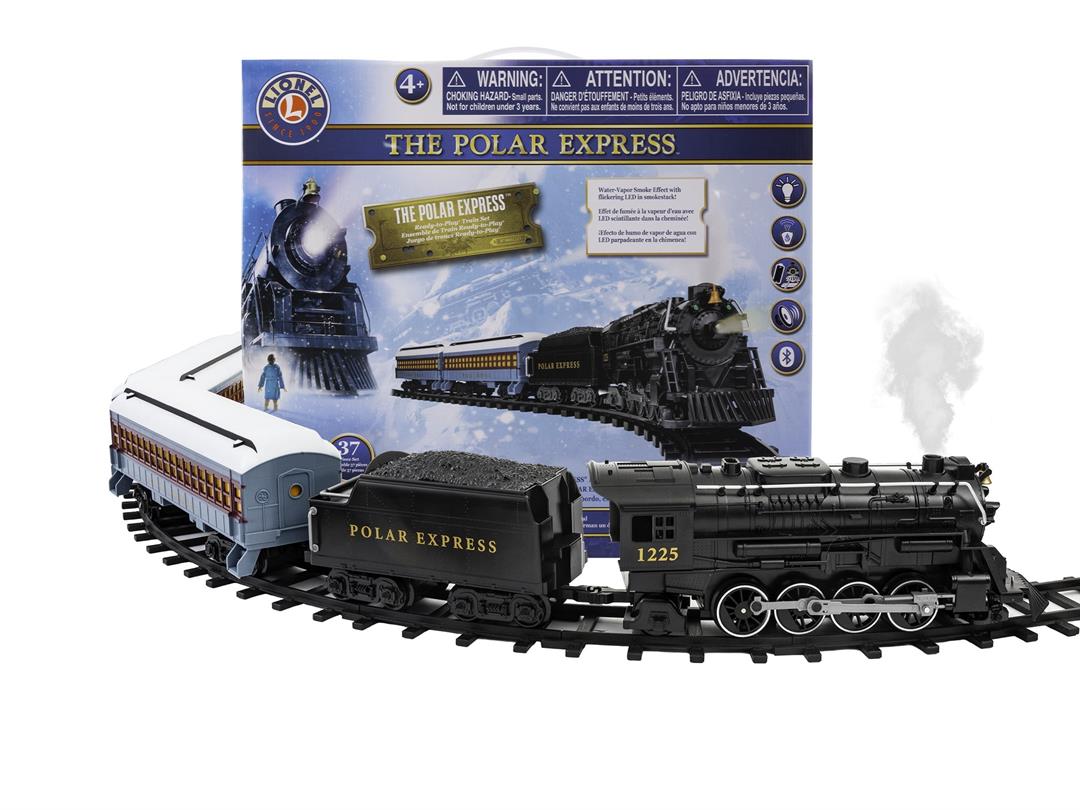Lionel Polar Express Bluetooth Model Train Set with Battery-Powered Locomotive - Image 6