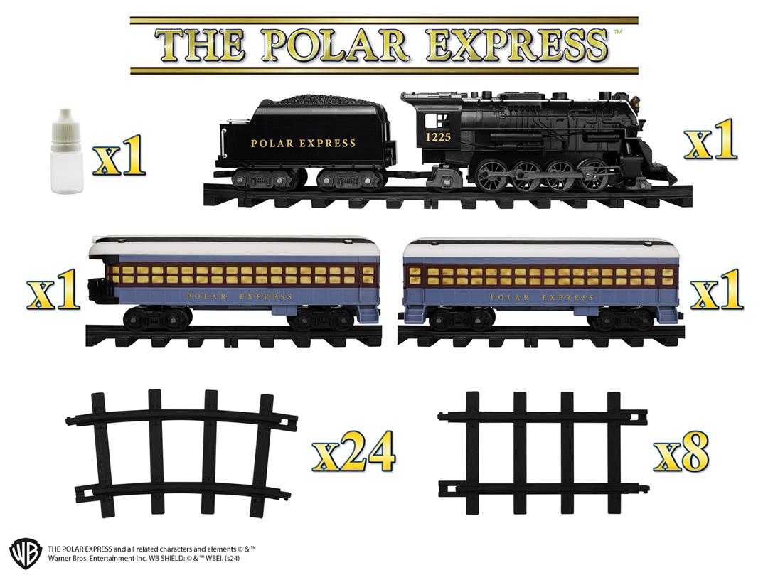 Lionel Polar Express Bluetooth Model Train Set with Battery-Powered Locomotive - Image 7