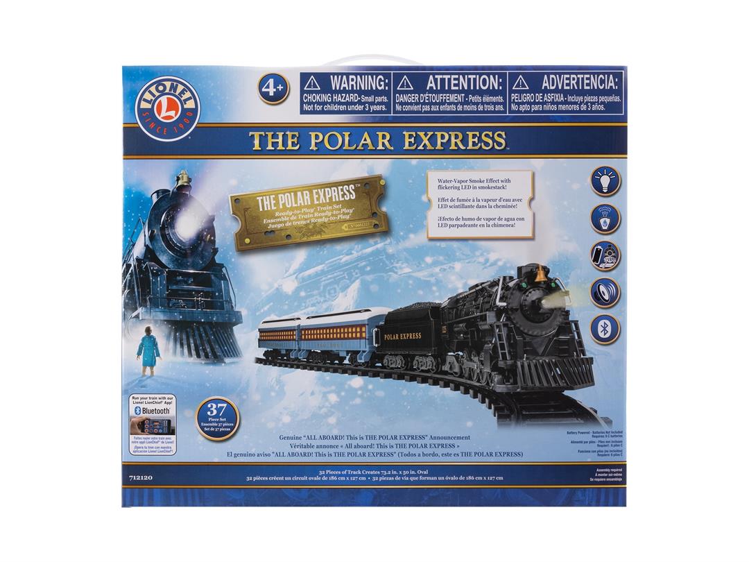 Lionel Polar Express Bluetooth Model Train Set with Battery-Powered Locomotive - Image 9