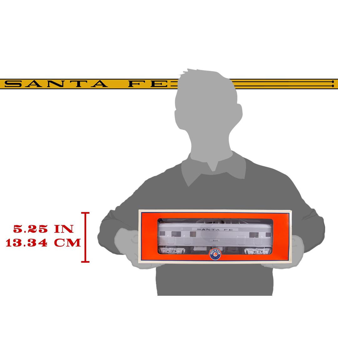 Lionel Santa Fe Add-on Vista Dome Car #500 Rolling Stock - Image 6