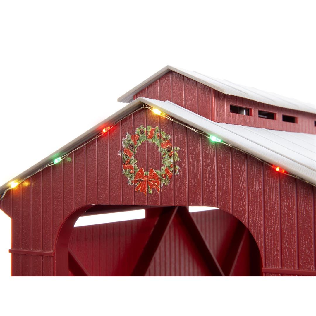 Lionel Trains Lighted Christmas Snow Bridge Train Model Accessory - Image 4