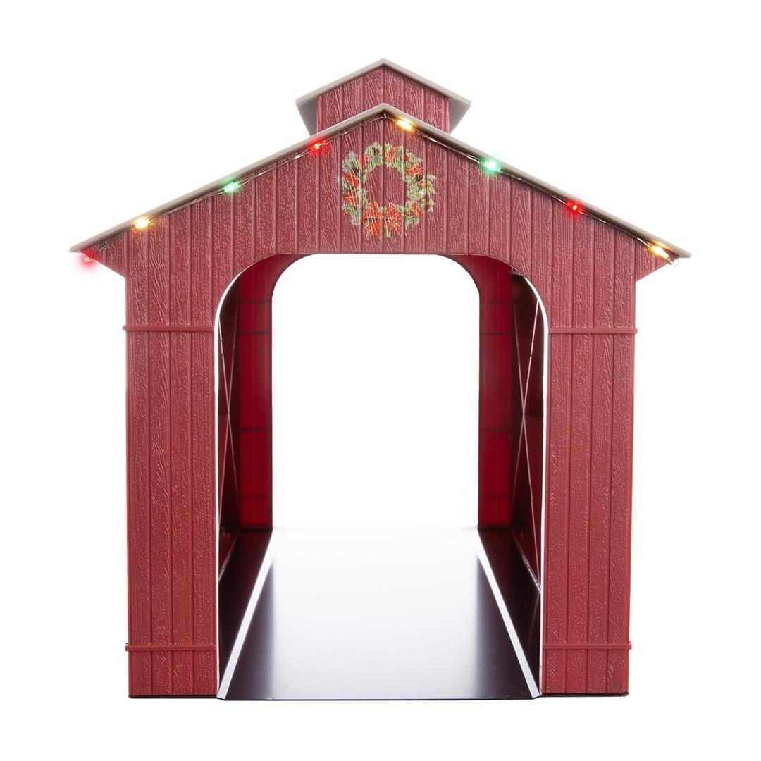 Lionel Trains Lighted Christmas Snow Bridge Train Model Accessory