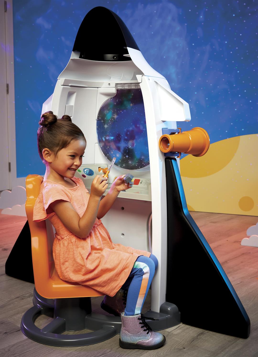 Little Tikes Adventure Rocket Space Astronaut for Kids, Boys, Girls, 2-6 Years - Image 2