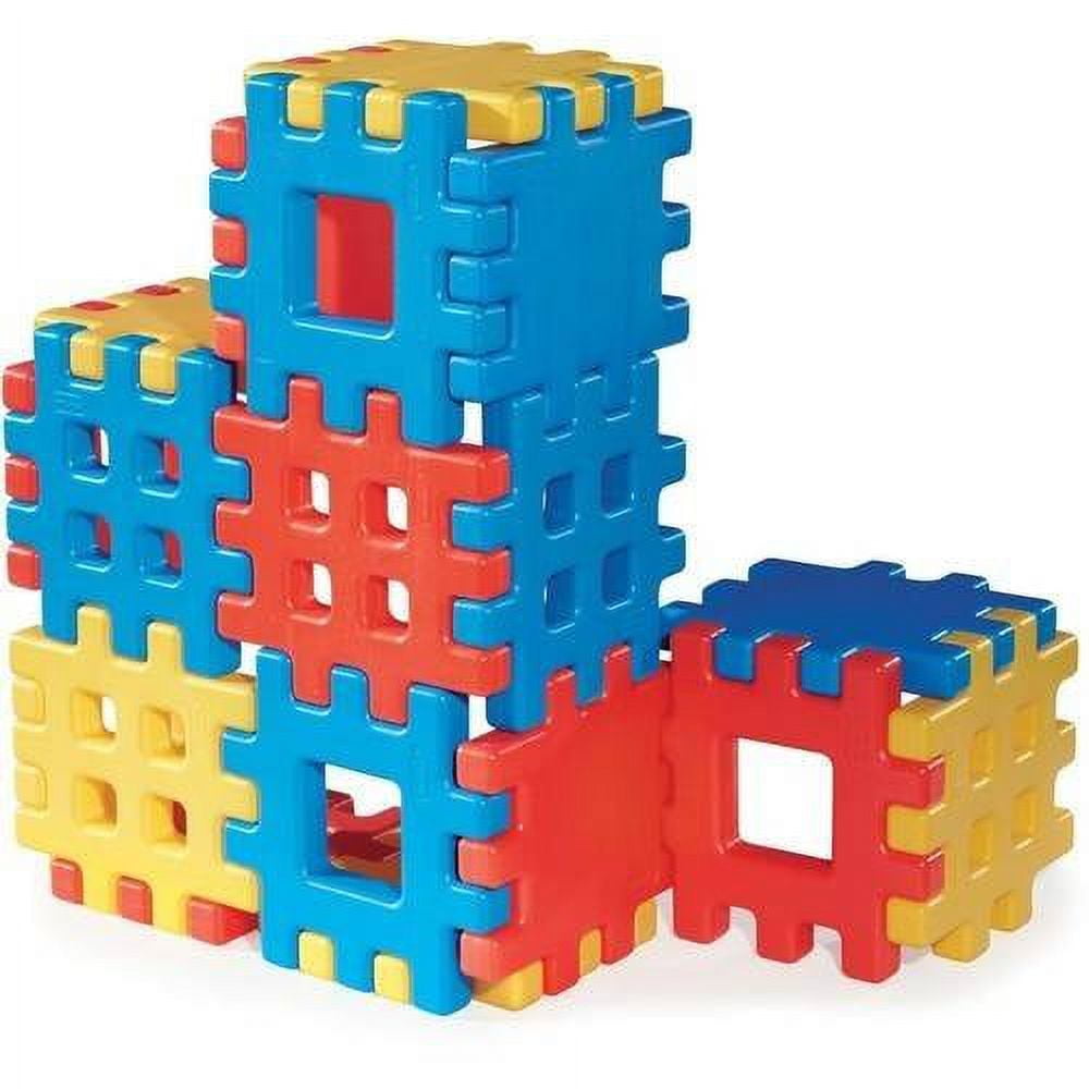 Little Tikes Big Waffle 18 Piece Toddler Kid Construction Building Block Set - Image 4