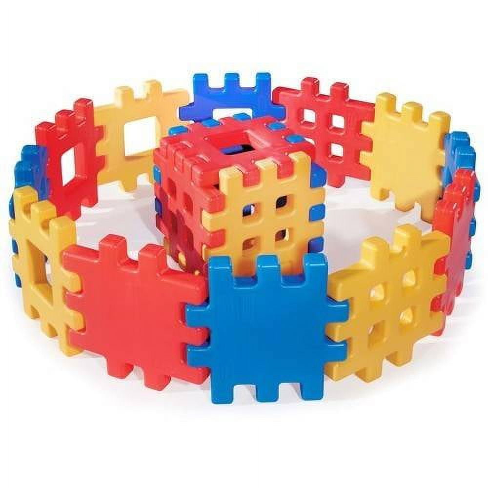 Little Tikes Big Waffle 18 Piece Toddler Kid Construction Building Block Set - Image 5
