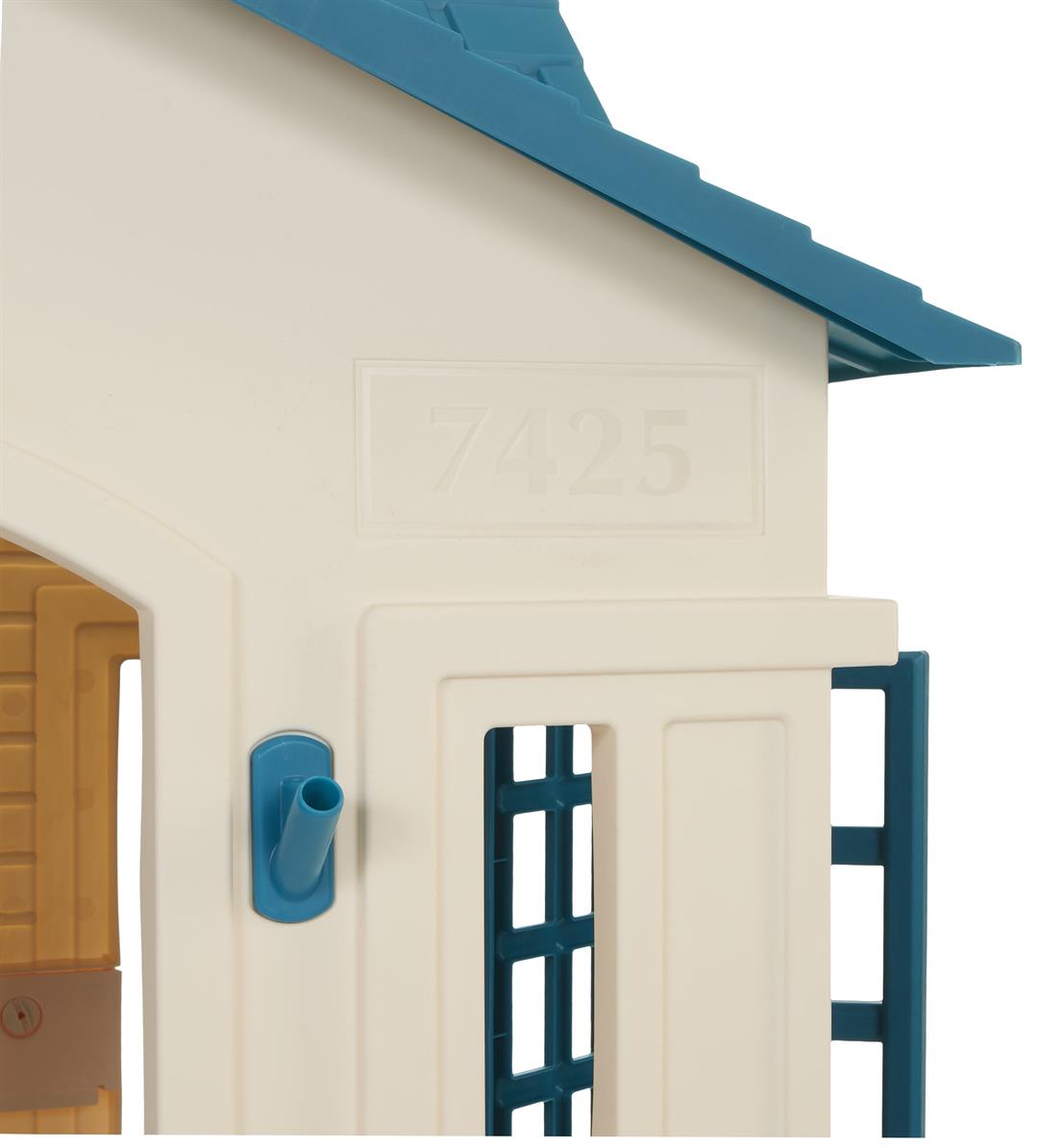Little Tikes Cape Cottage Pretend Playhouse with Working Door, Toddlers Ages 2+, Blue - Image 11