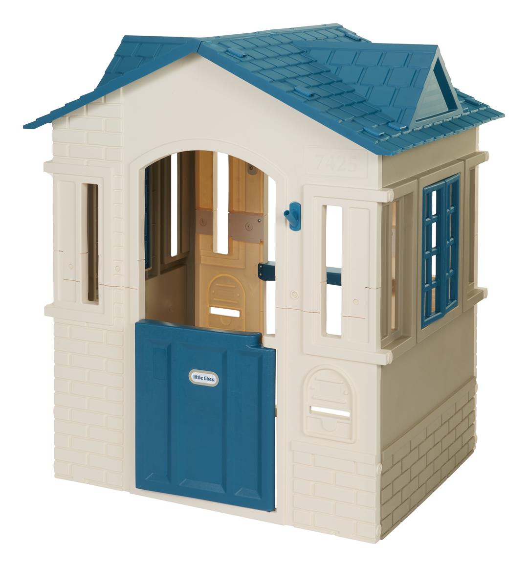 Little Tikes Cape Cottage Pretend Playhouse with Working Door, Toddlers Ages 2+, Blue - Image 12