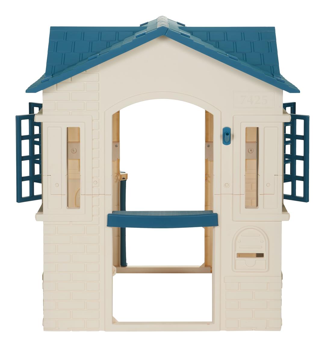 Little Tikes Cape Cottage Pretend Playhouse with Working Door, Toddlers Ages 2+, Blue - Image 14