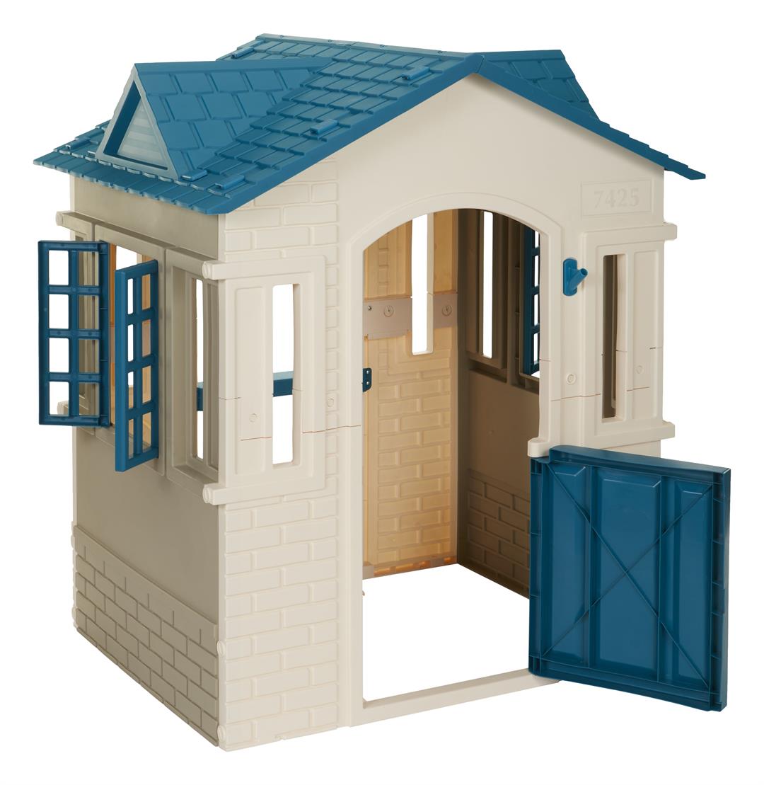 Little Tikes Cape Cottage Pretend Playhouse with Working Door, Toddlers Ages 2+, Blue - Image 16
