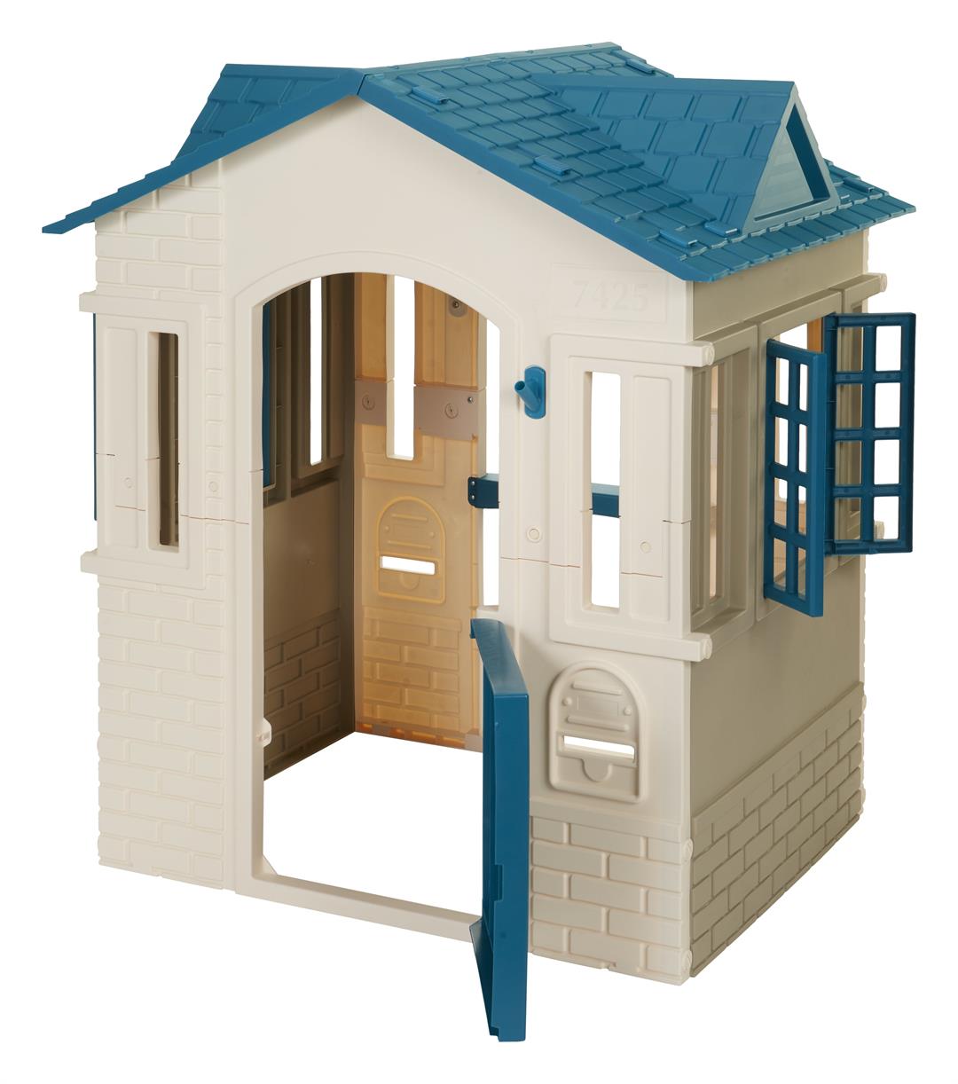 Little Tikes Cape Cottage Pretend Playhouse with Working Door, Toddlers Ages 2+, Blue - Image 5