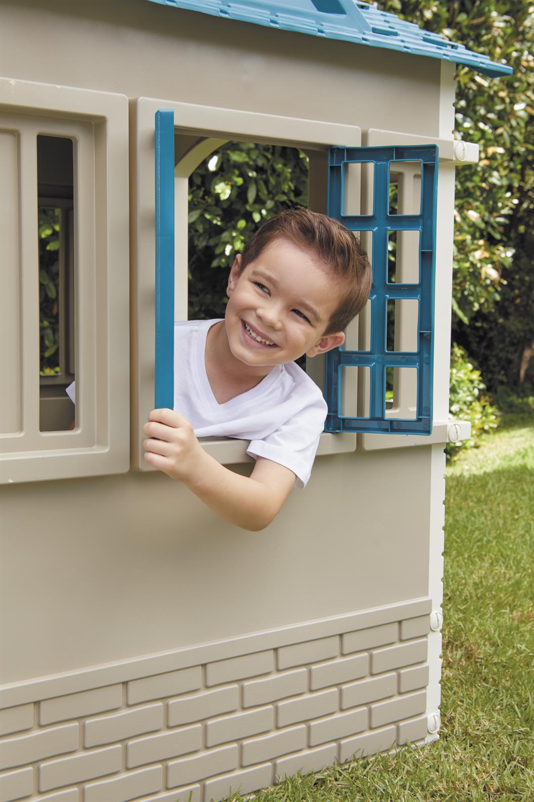 Little Tikes Cape Cottage Pretend Playhouse with Working Door, Toddlers Ages 2+, Blue - Image 7