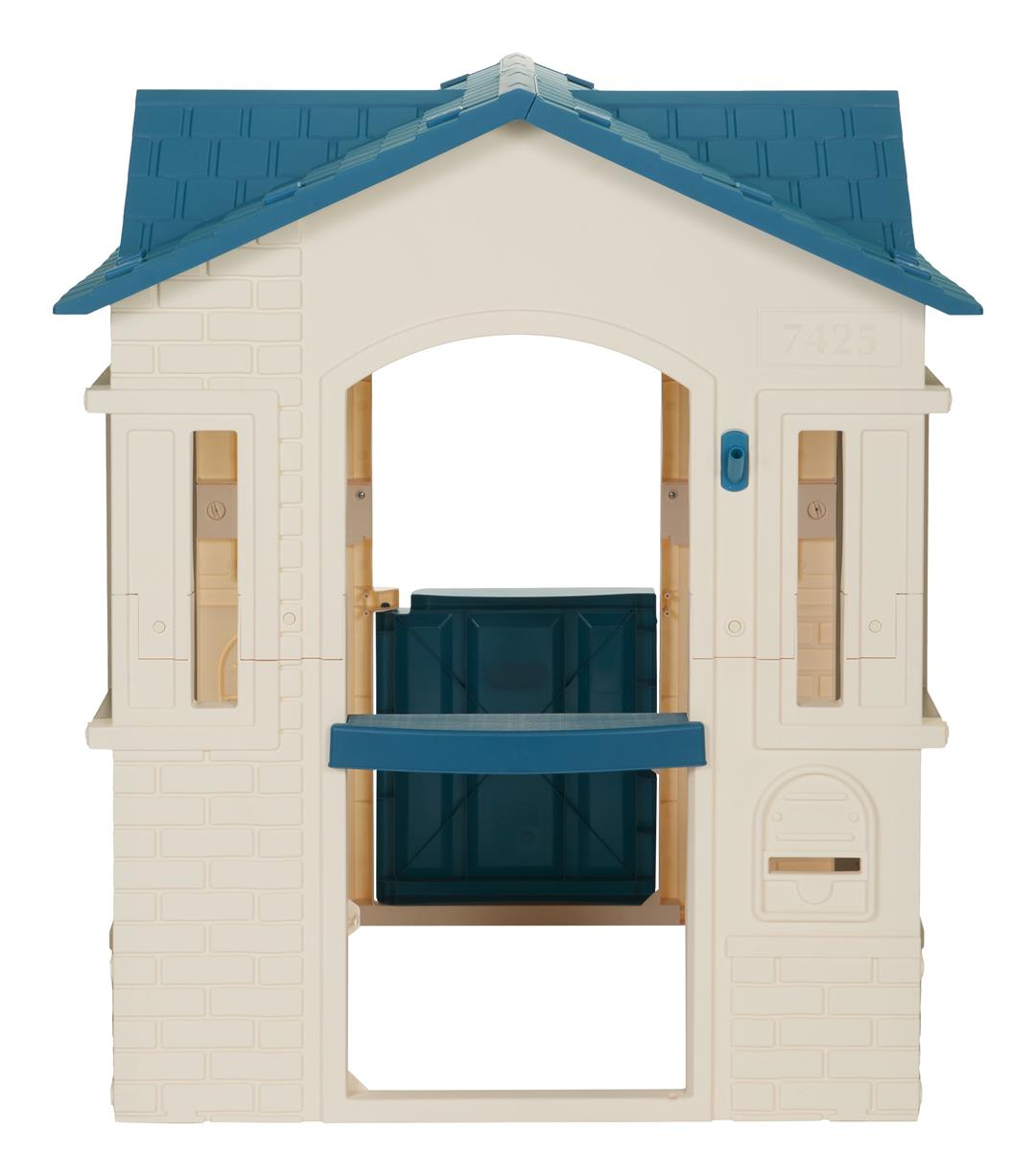 Little Tikes Cape Cottage Pretend Playhouse with Working Door, Toddlers Ages 2+, Blue - Image 8