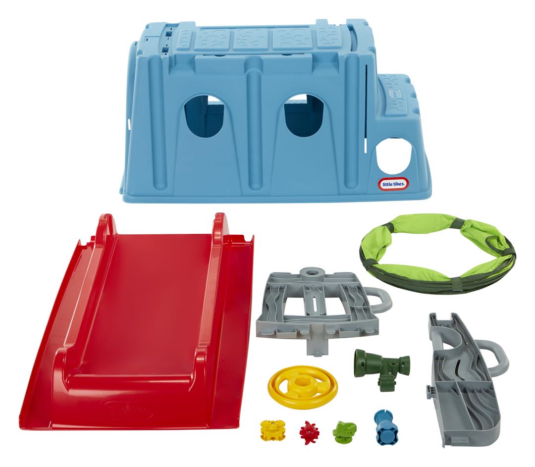 Little Tikes Easy Store Slide & Explore, Indoor Outdoor Climber Playset for Toddlers Kids Ages 1-3 - Image 3