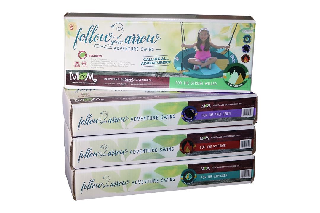 M&M Sales Enterprises Inc Move Mountains Adventure Mat Swing - Image 5