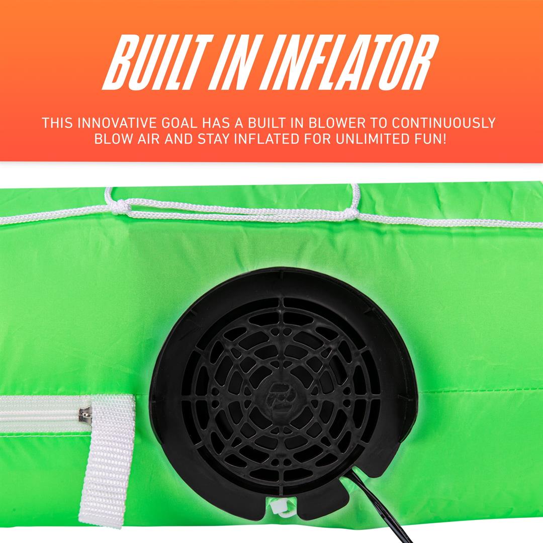 NERF Air Goal- Instant Blow Up Soccer Goal - Plug In and Inflates in 10 Seconds - Image 7