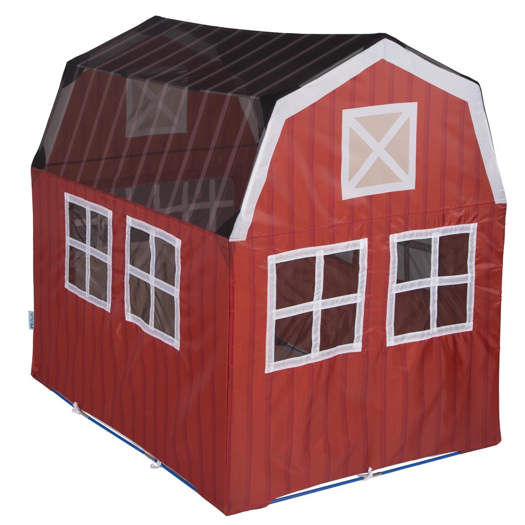 Pacific Play Tents Barnyard Playhouse Tent Red Polyester, Child - Image 15
