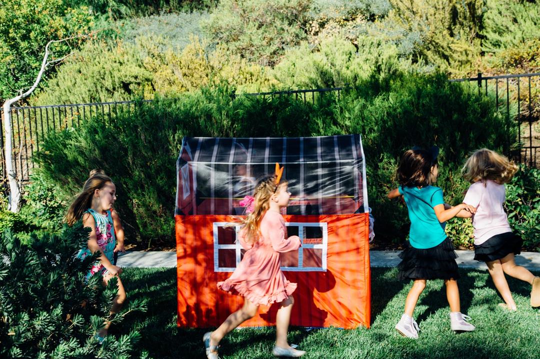 Pacific Play Tents Barnyard Playhouse Tent Red Polyester, Child - Image 5