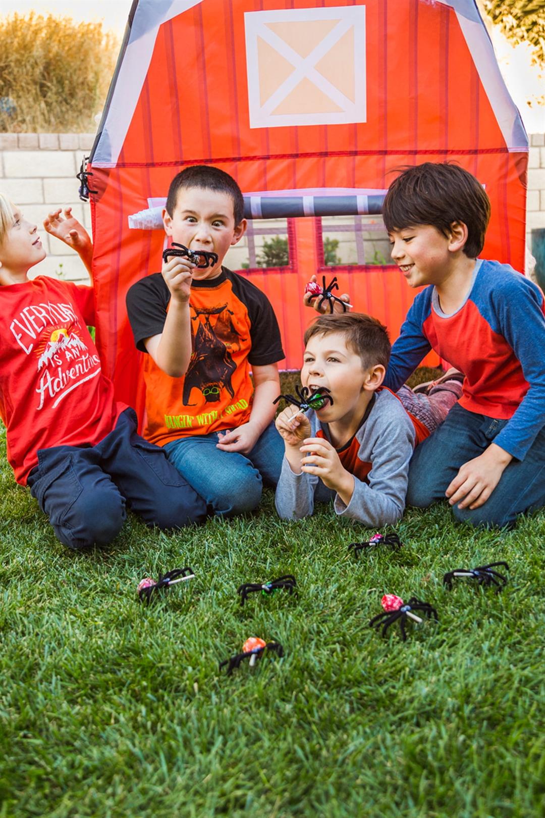 Pacific Play Tents Barnyard Playhouse Tent Red Polyester, Child - Image 8