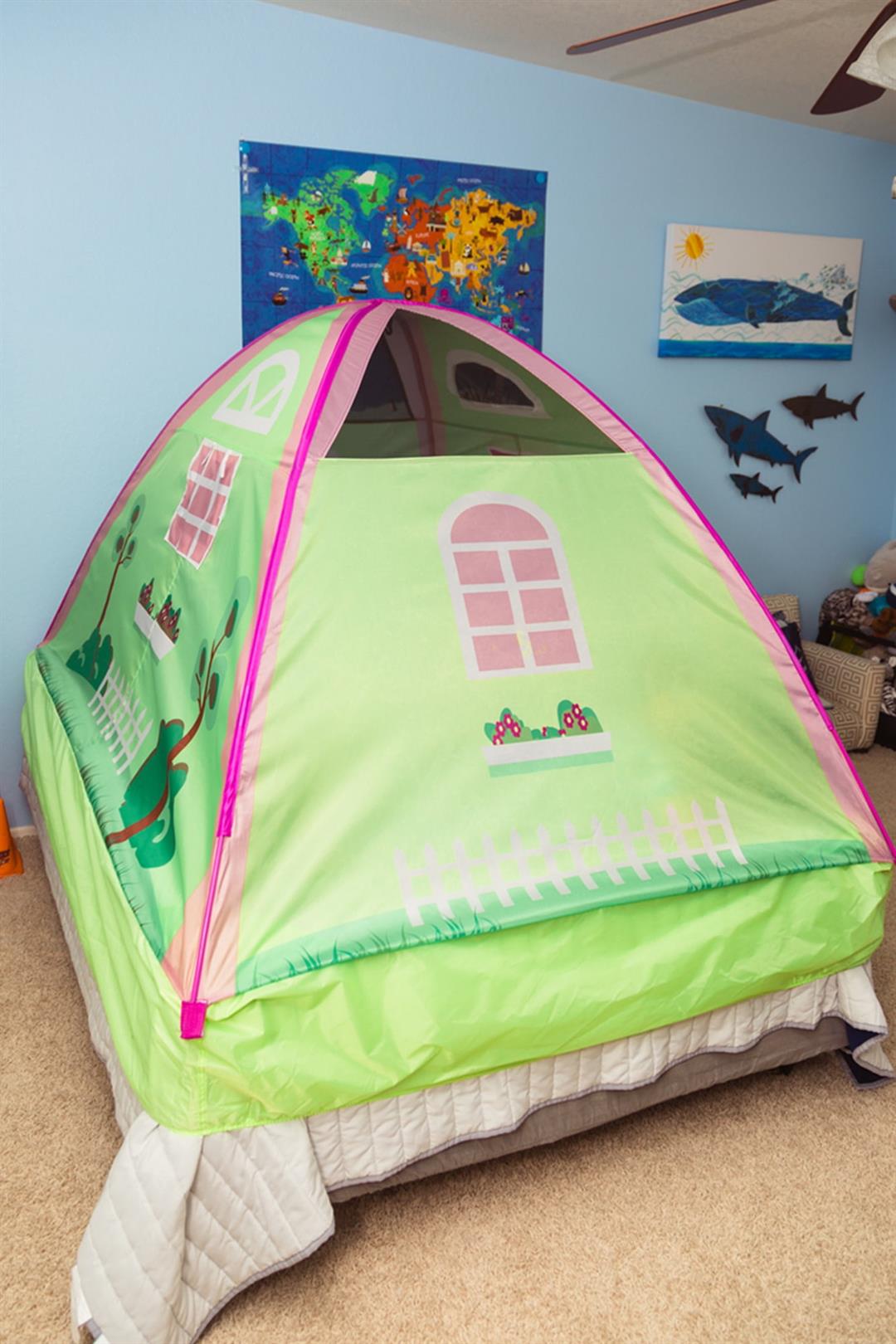 Pacific Play Tents Cottage Bed Play Tent - Full - Polyester, Child - Image 5