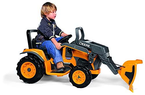 Peg Perego 12 Volt Tractor Front and Rear Wheel Replacement Pack, Black - Image 5