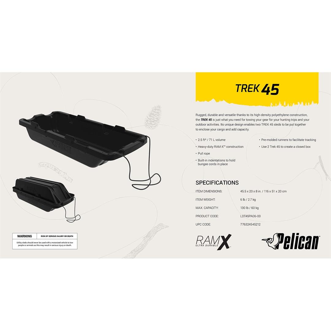 Pelican - Trek 45 Utility Sled - Image 4