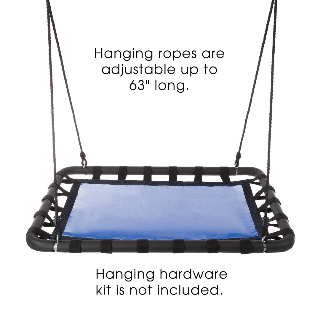Platform Swing? 40? x 30? Rectangle Hanging Outdoor Tree or Swing Accessory by Hey! Play! - Image 5