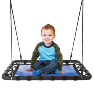 Platform Swing? 40? x 30? Rectangle Hanging Outdoor Tree or Swing Accessory by Hey! Play!