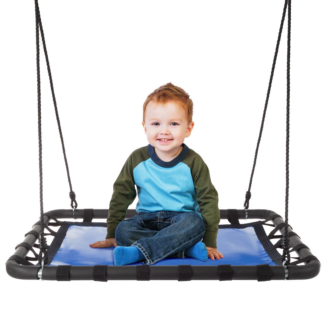 Platform Swing? 40? x 30? Rectangle Hanging Outdoor Tree or Swing Accessory by Hey! Play!