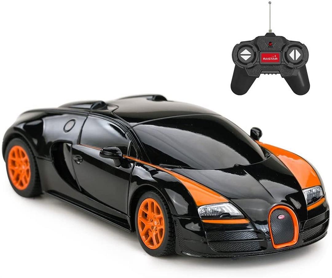 PlayWorld 1:14 RC Bugatti Veyron Grand Sport Vitesse Car (Orange)