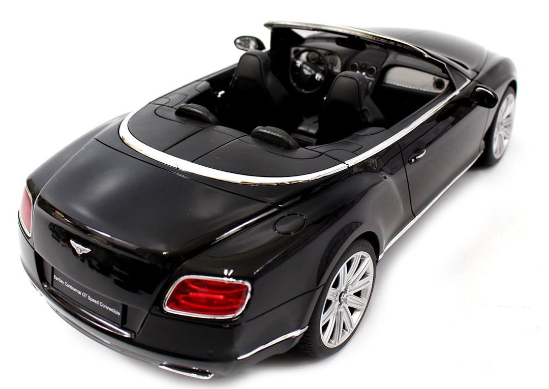 PlayWorld Ready! Set! Race! 1:12 RC Bentley Continental GT Convertible - Black - Image 4