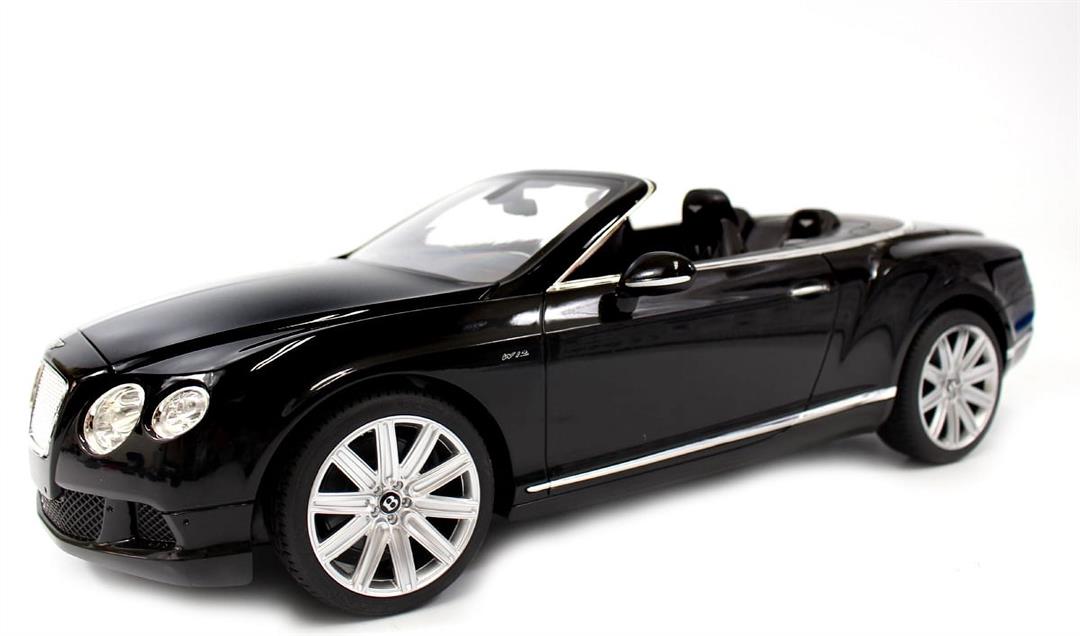 PlayWorld Ready! Set! Race! 1:12 RC Bentley Continental GT Convertible - Black - Image 5